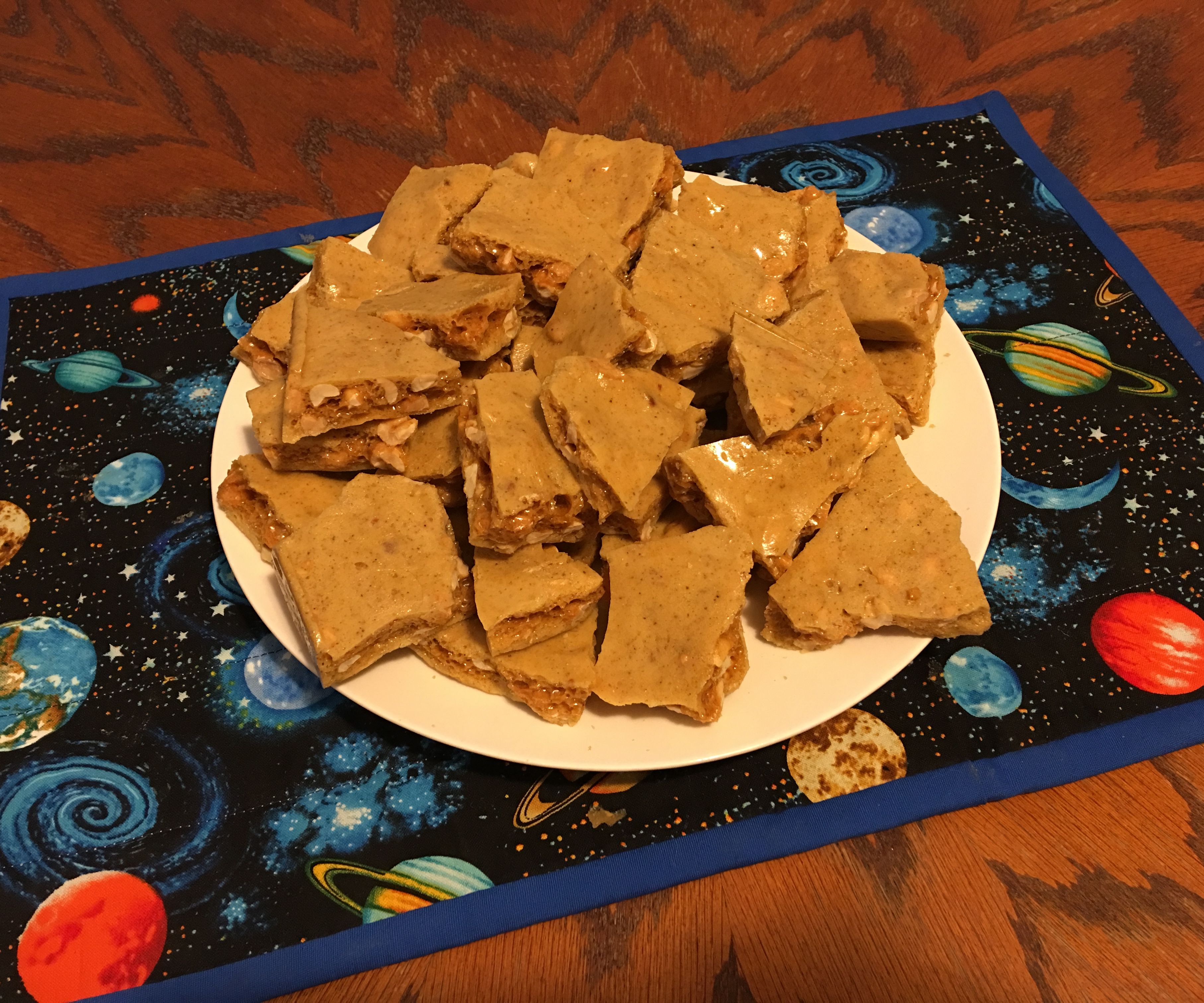 Green Chile Peanut Brittle