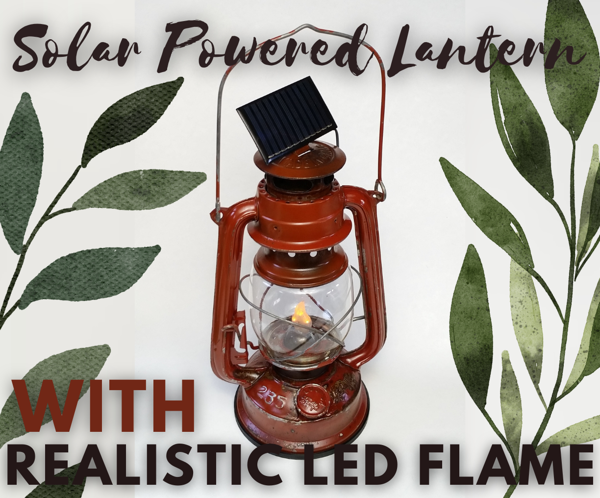 Turn an Old Lantern Into a LED Solar Lamp With Realistic Flame!