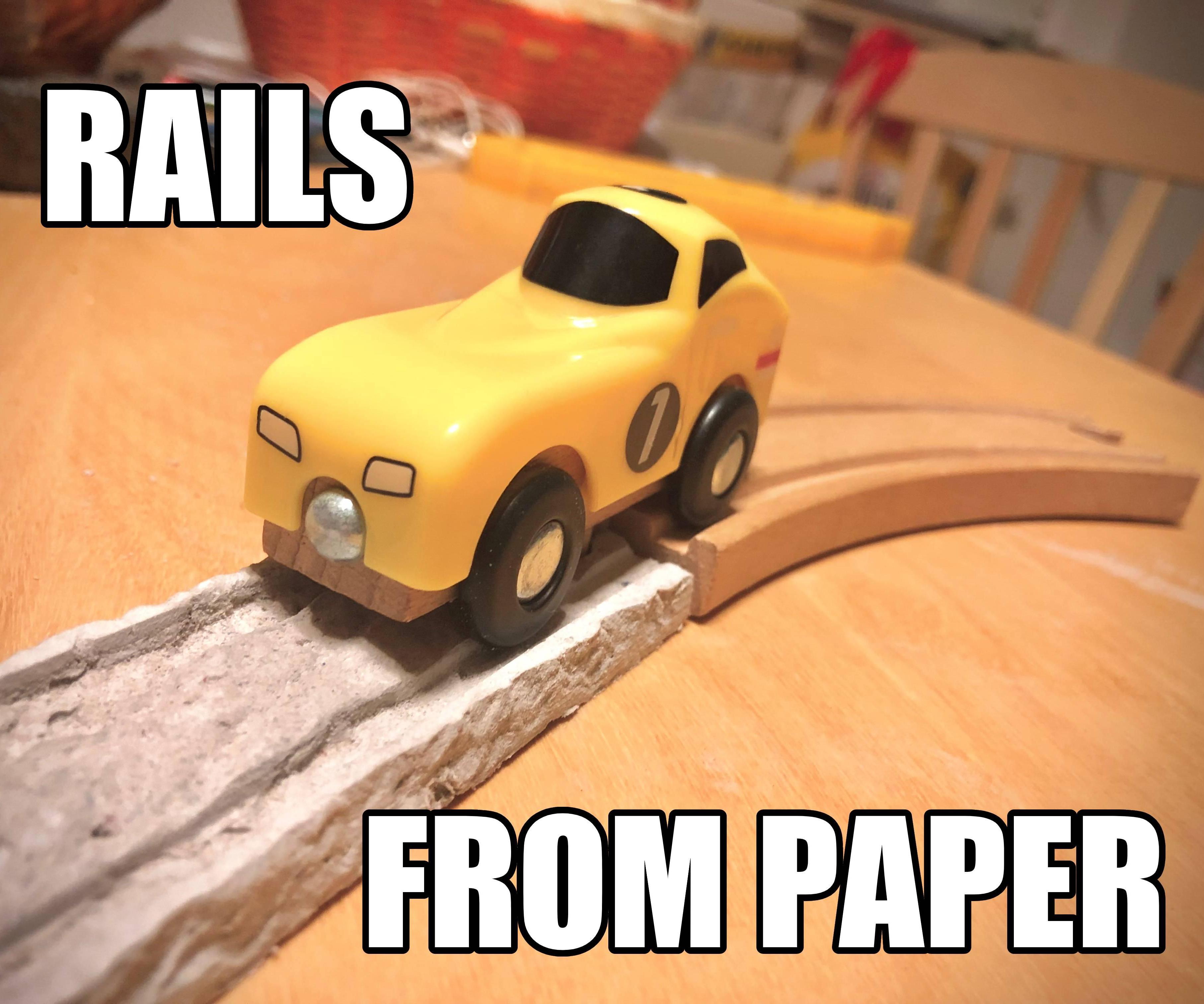 Paper Mache Brio/IKEA Rails