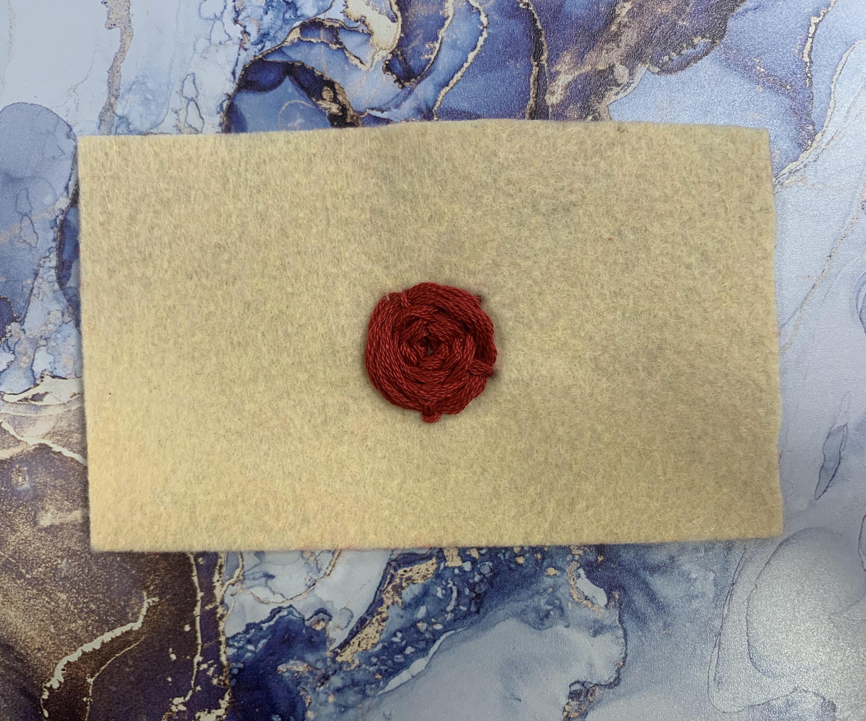 How to Make an Embroidery Rose