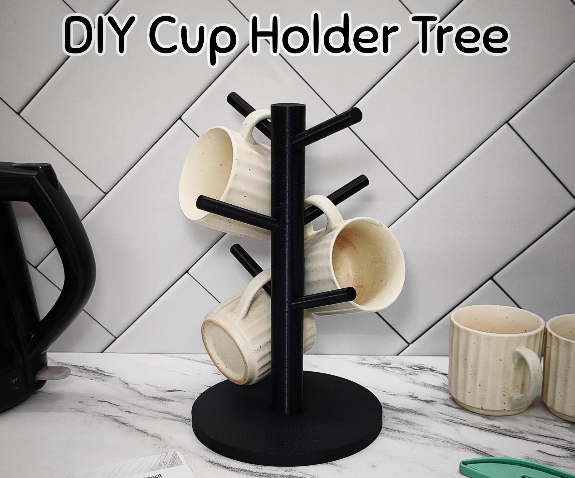 DIY Cup Holder Tree for Your Kitchen