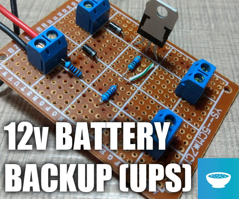 12v Battery Backup (UPS)