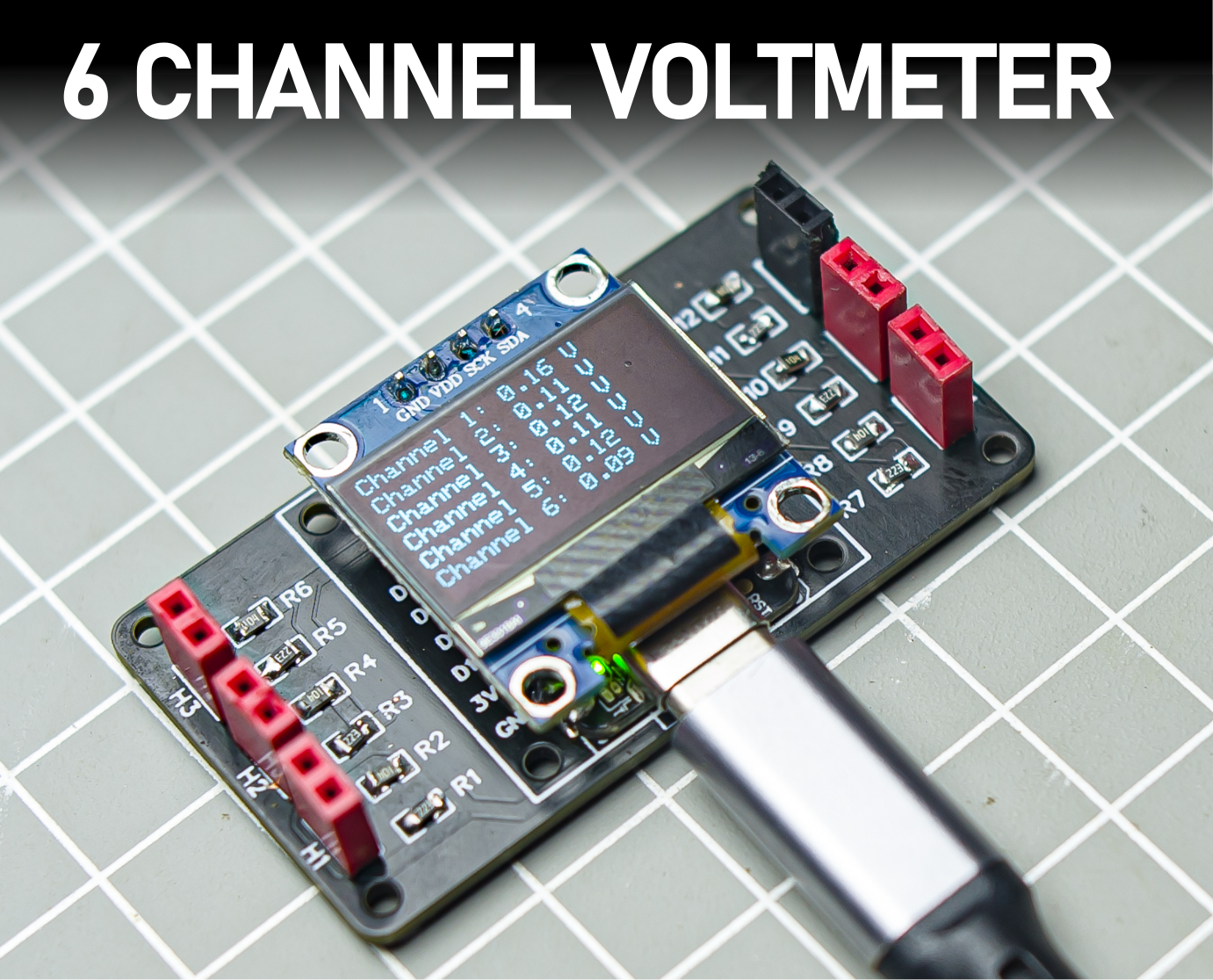 6 Channel Voltmeter