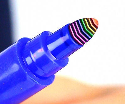 How to Make a Rainbow Felt-Tip Pen