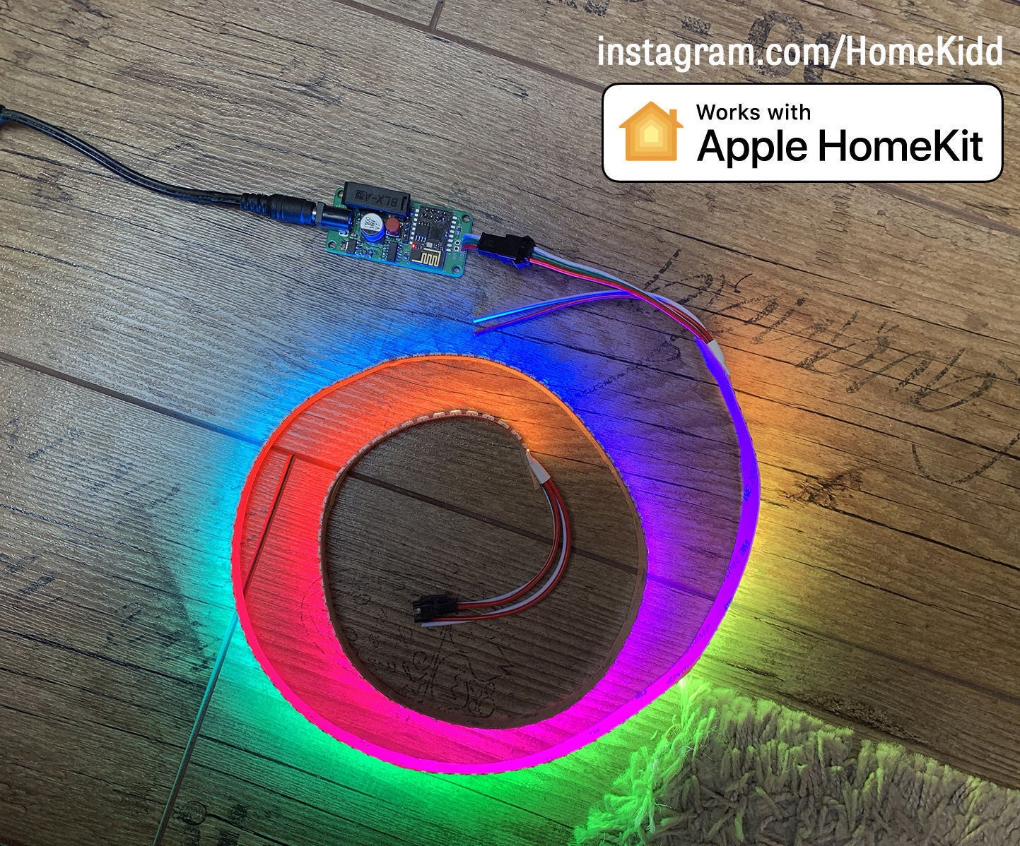 Apple HomeKit WS2812B LED Controller