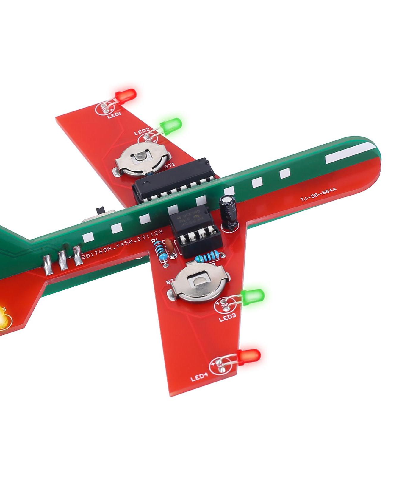 Airplane LED Light Kit, Soldering Project for STEM Teaching Students Teens Learning