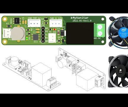 3-Wires/4-Wires FAN Control and Over Temperature Protection Using LM35 and ATTiny13 