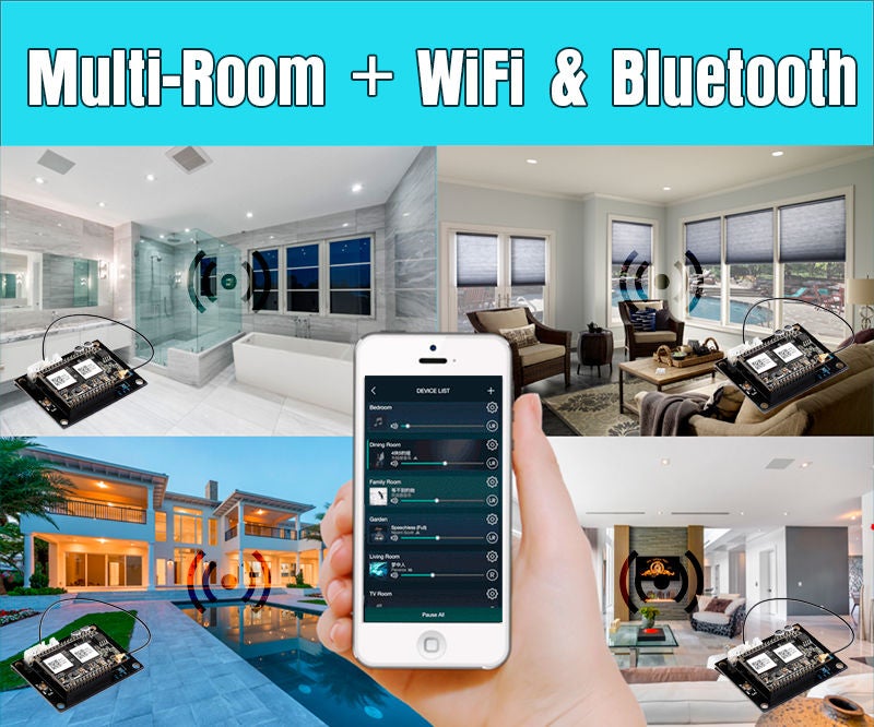 DIY Multi-Room WiFi + Bluetooth Audio System | Hi-Fi