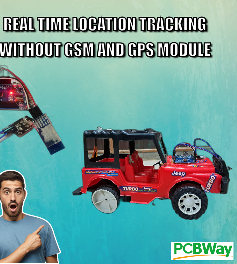 REAL TIME LOCATION TRACKING WITHOUT GSM AND GPS MODULE