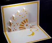 How to Make a Kirigami Fan Pop Up  Card!