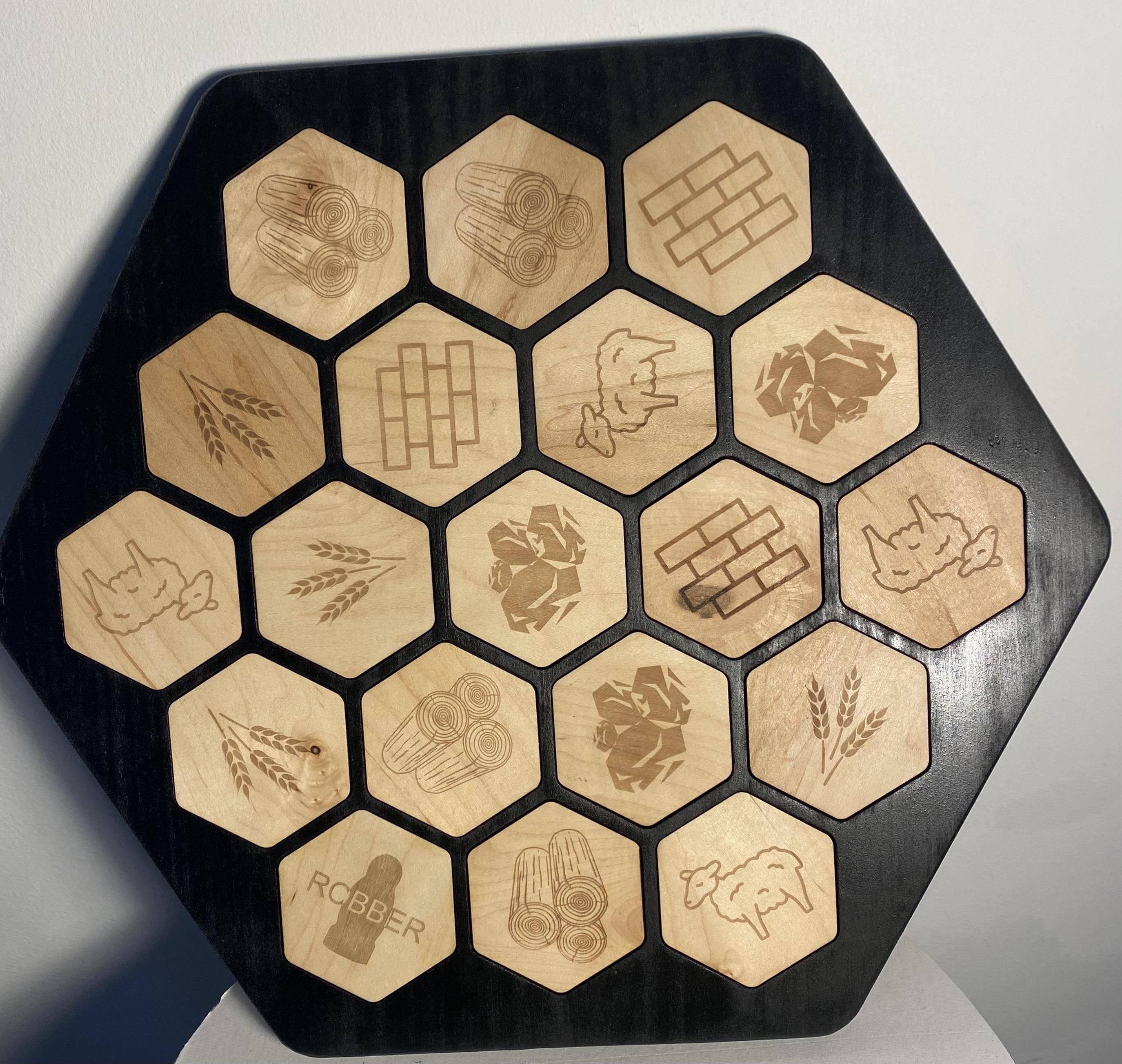 How to Make a Wooden Catan Gameboard