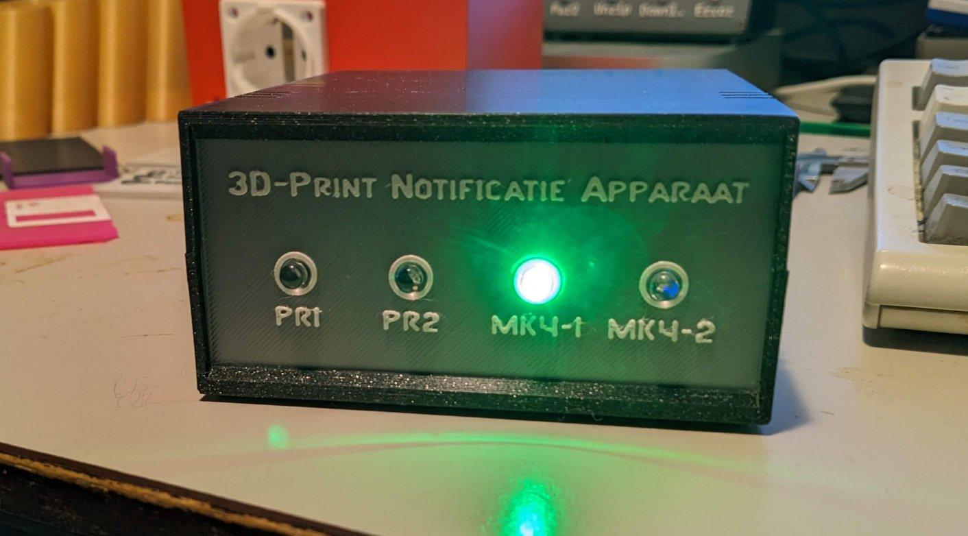 3D Print Notifier (receive a Push Notification When 3d Print Is Ready)