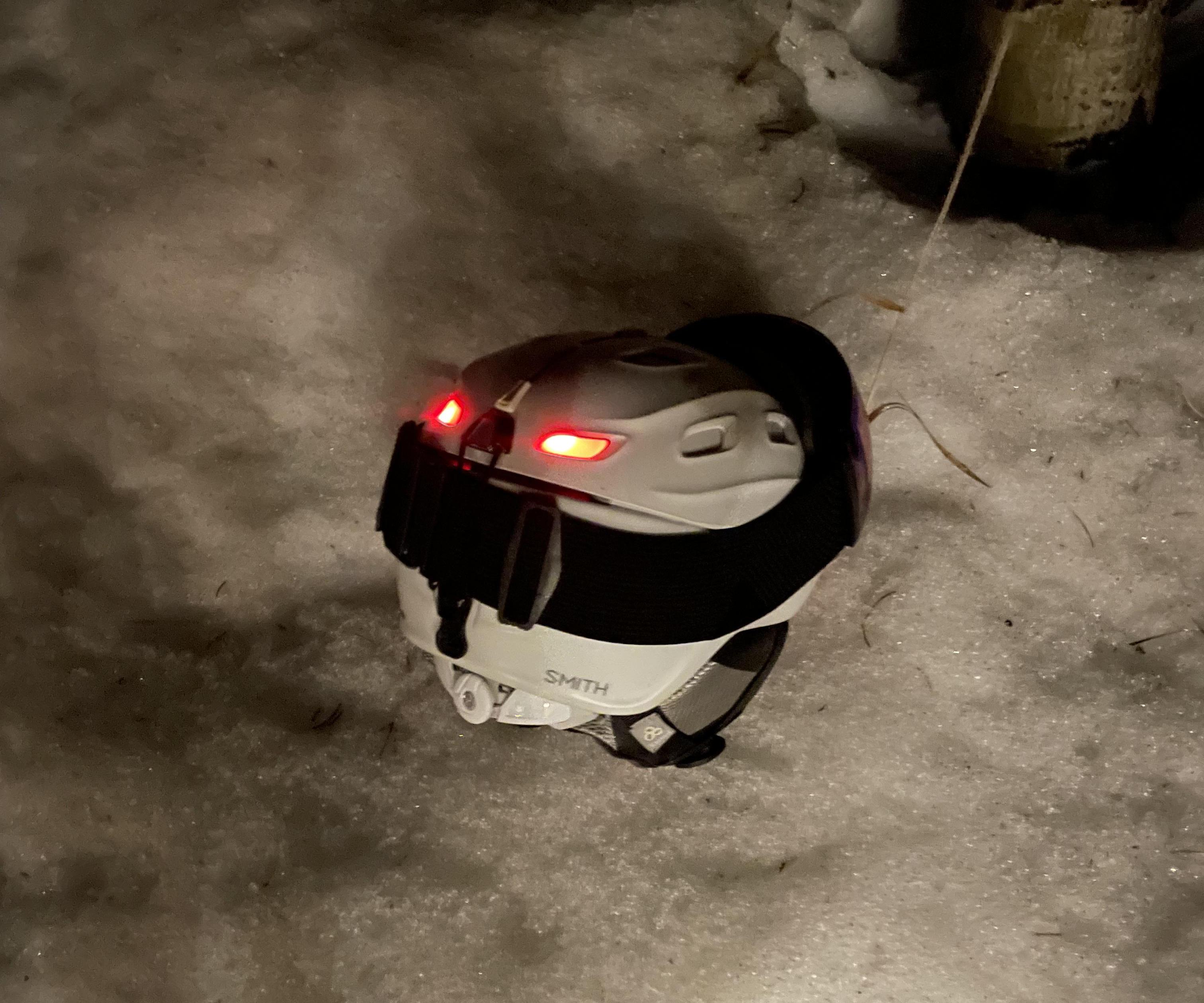 LED Ski Visibility Helmet Lights