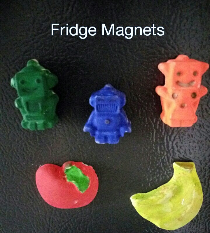 Tiny Robot Fridge Magnets Diy for Kids