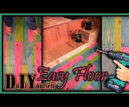 DIY Pallet Wood Floor (+video)