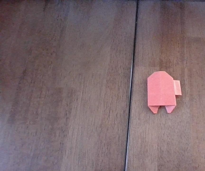 Origami Among Us Character (With Backpack)