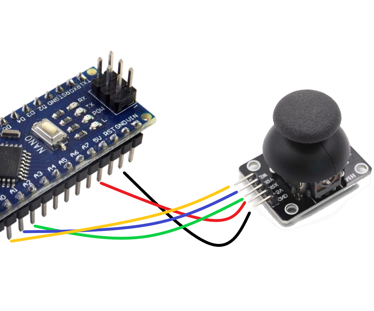 Joystick Module Calibration and Press Detection