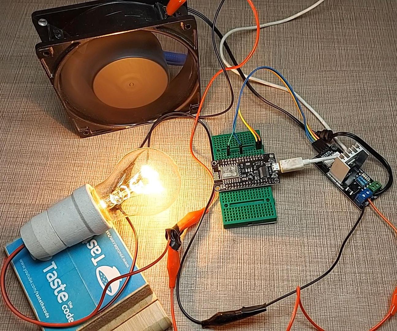 AC Dimming and AC Motor Speed Control How to With Arduino/NodeMCU