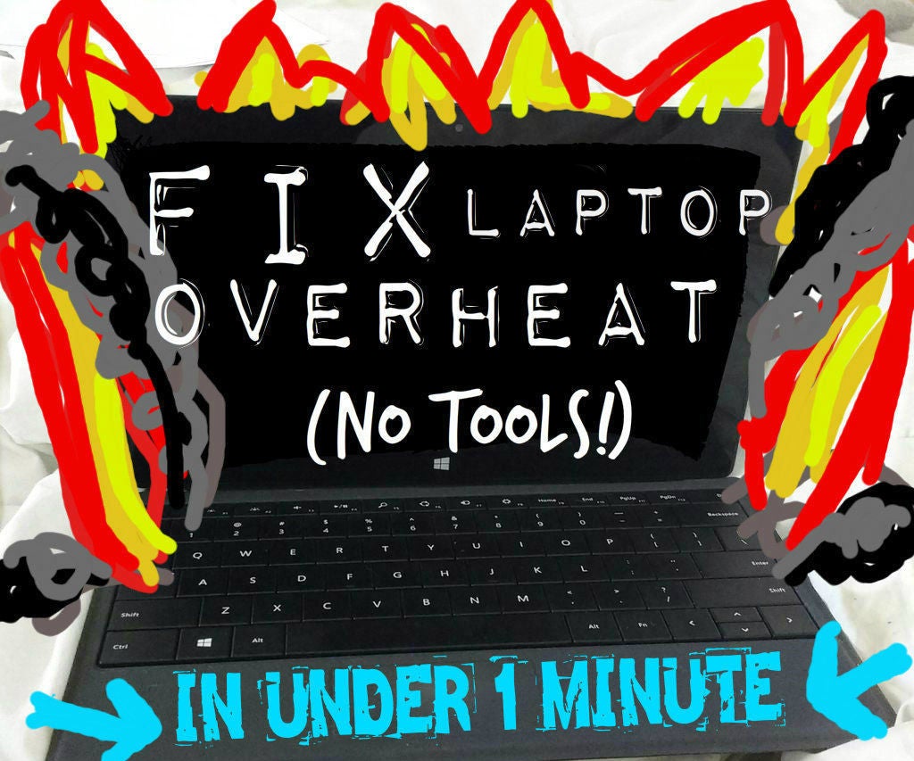 How to Fix Laptop Overheat in <1 Minute (NO TOOLS!)