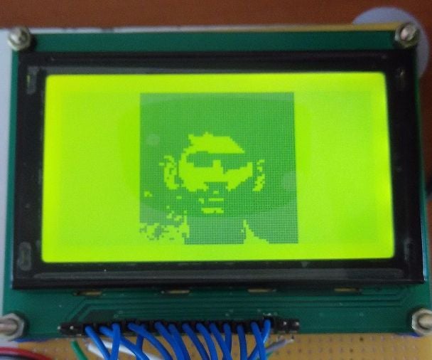 Interface Graphical LCD Ks0108 With Arduino