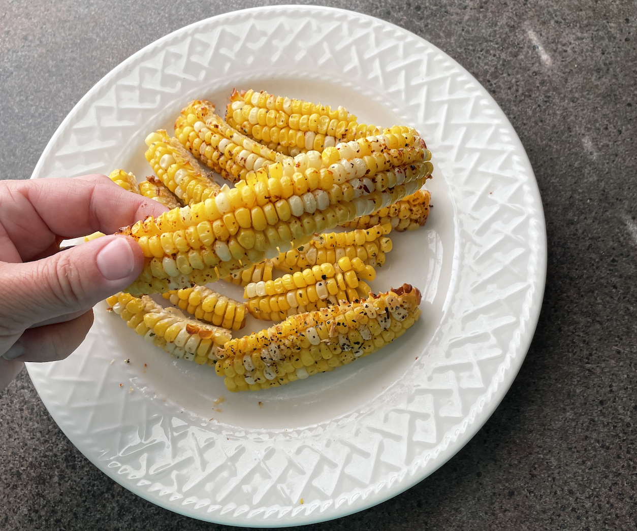 Air Fryer Corn Ribs