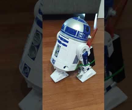 Hacked Disney R2D2: Bluetooth Control, More Sounds (ESP32, DFPlayer)