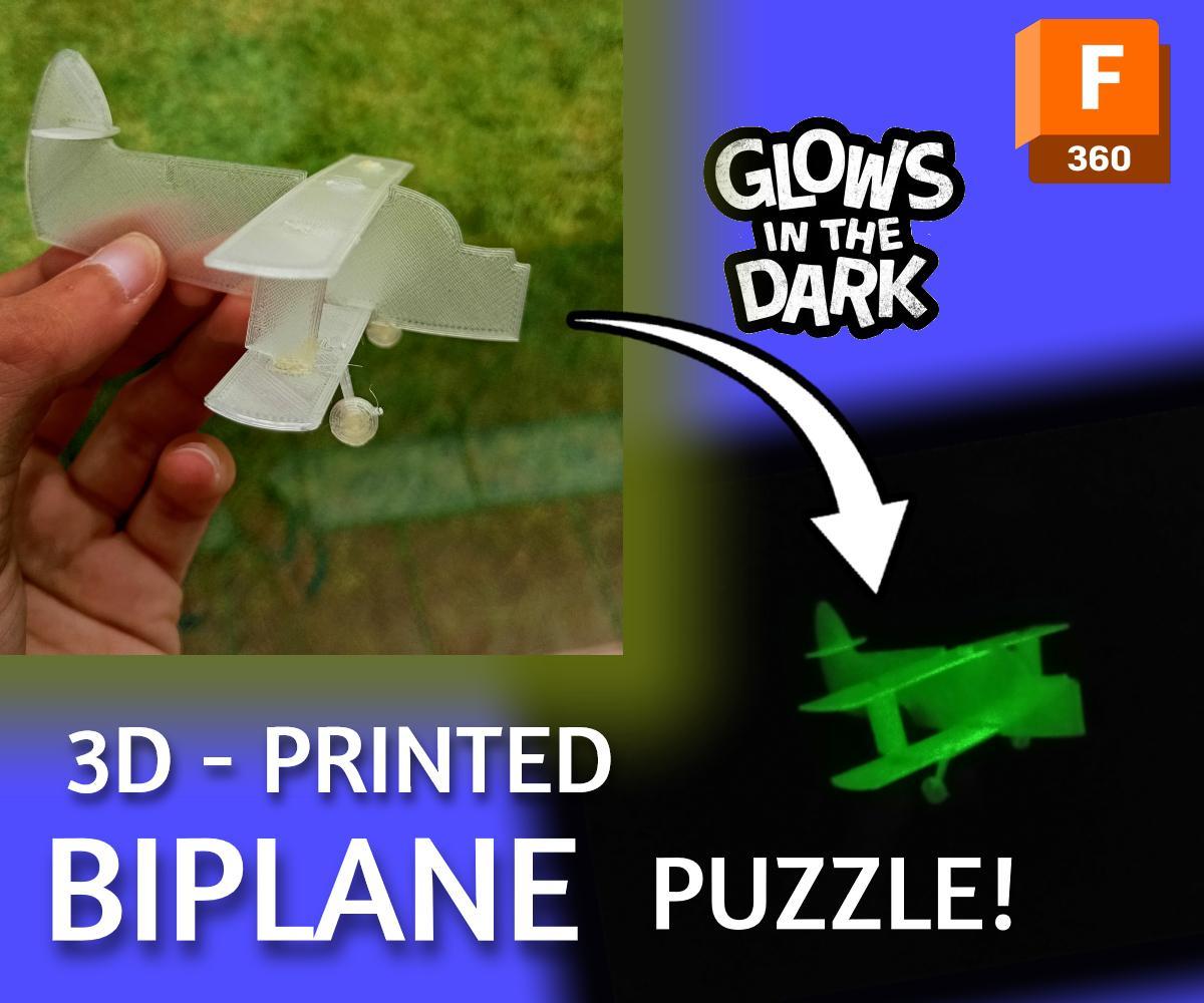 Build Your 3D Printed Biplane Puzzle