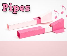 Tubeable Paper Pipes