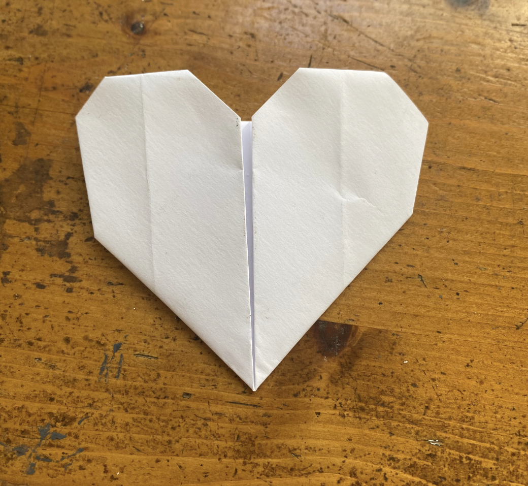 Origami Paper Heart