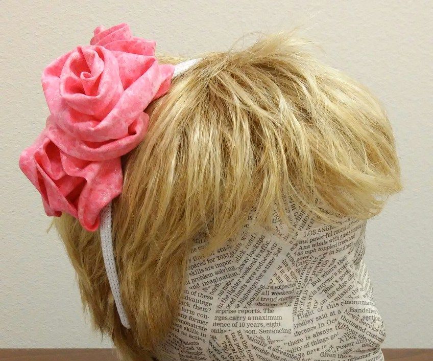 Fabric Flower Hair Accessory