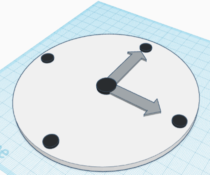 How to Make a Simple Analog Clock in TinkerCad