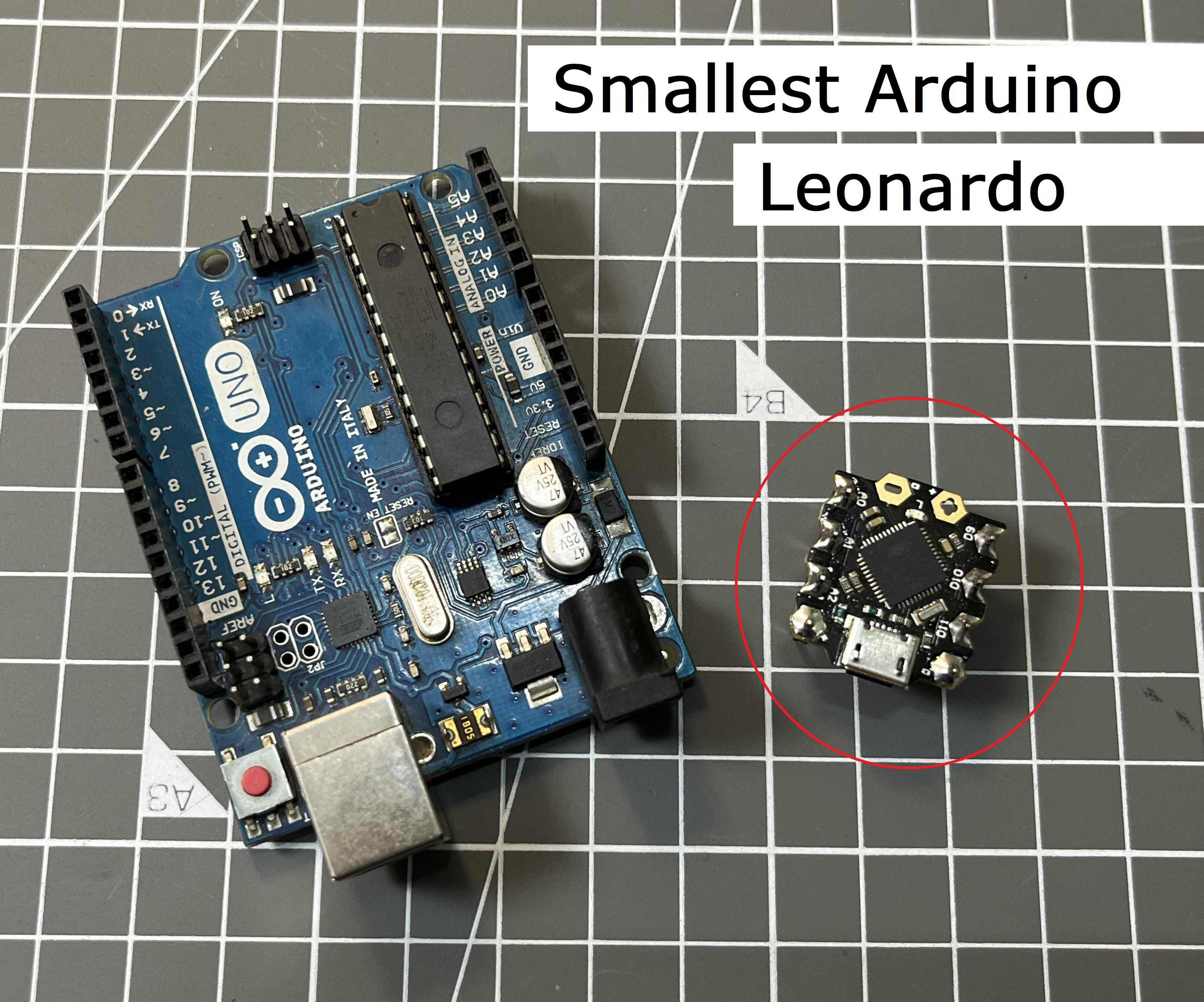 SMALLEST Arduino DEV Board EVER!
