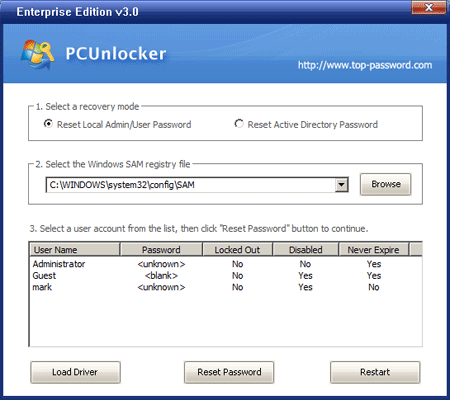 Step-by-step Tutorial to Install PCUnlocker on USB