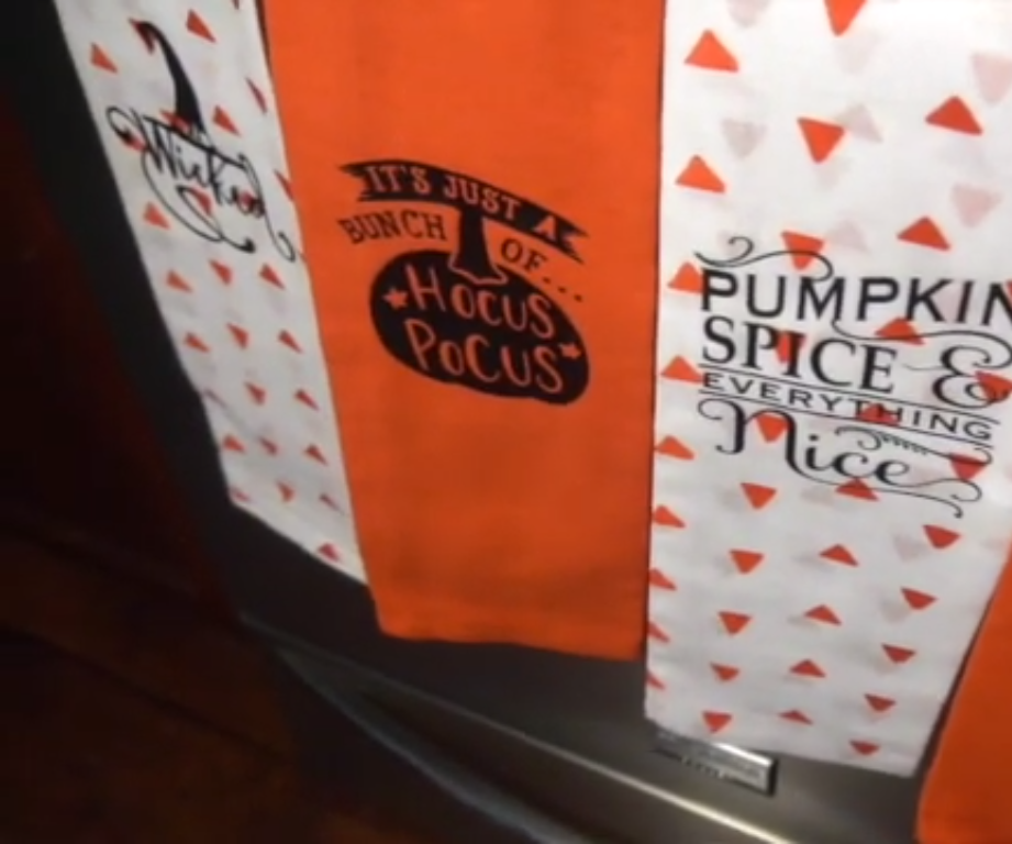 How to Create Custom Halloween Towels Using Cricut and a Heat Press