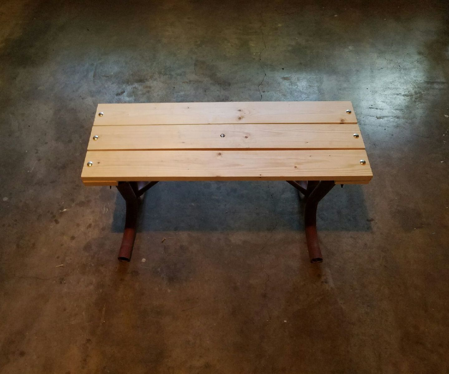 Refurbished Rustic Bench