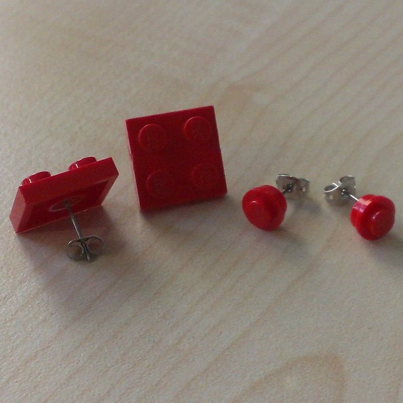Mini LEGO Ear Studs