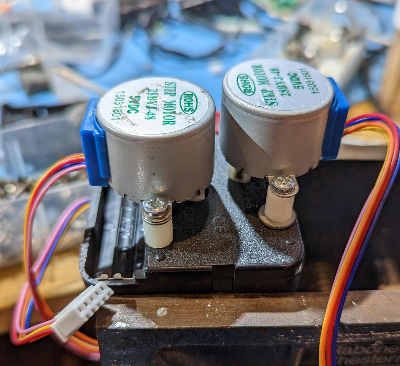 Convert a Quartz Clock Module to a Co-axial Stepper Motor