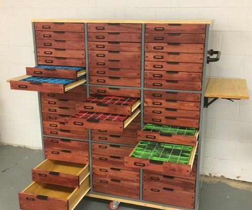 Parts Organizer Cabinet