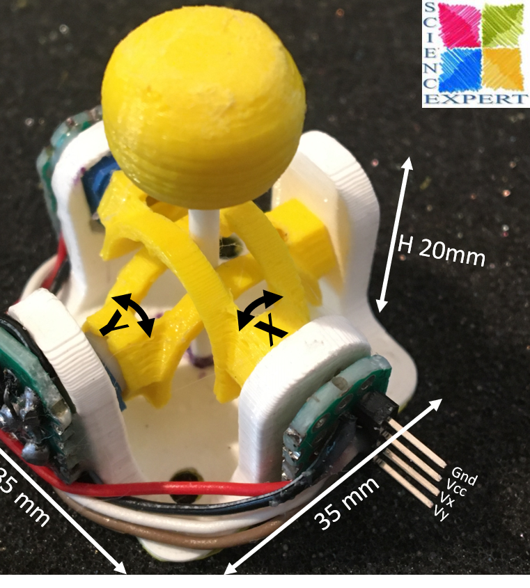 Resistive Dual-Axis XY Joystick