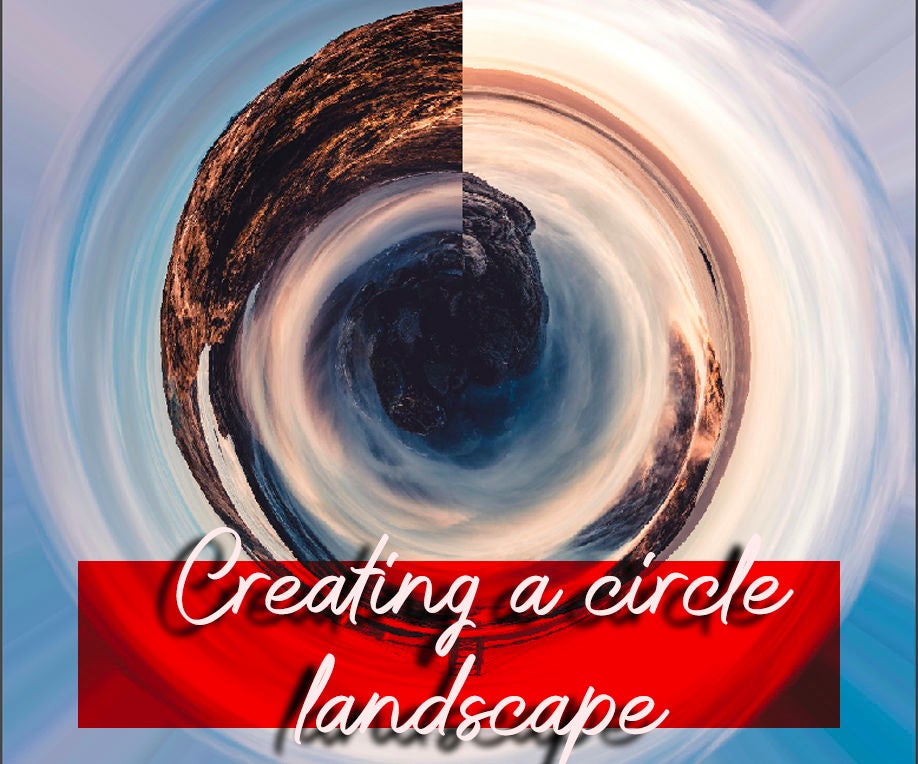 Create a Circular Landscape Using Digital Manipulation