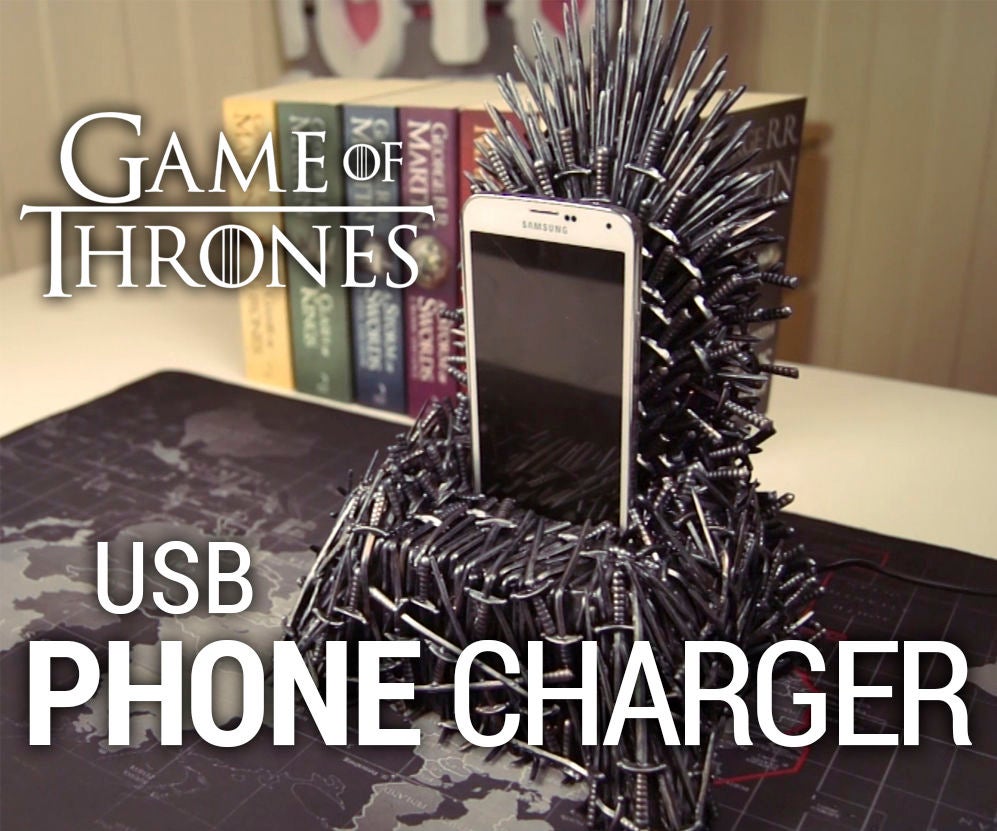 Iron Throne Phone Charger