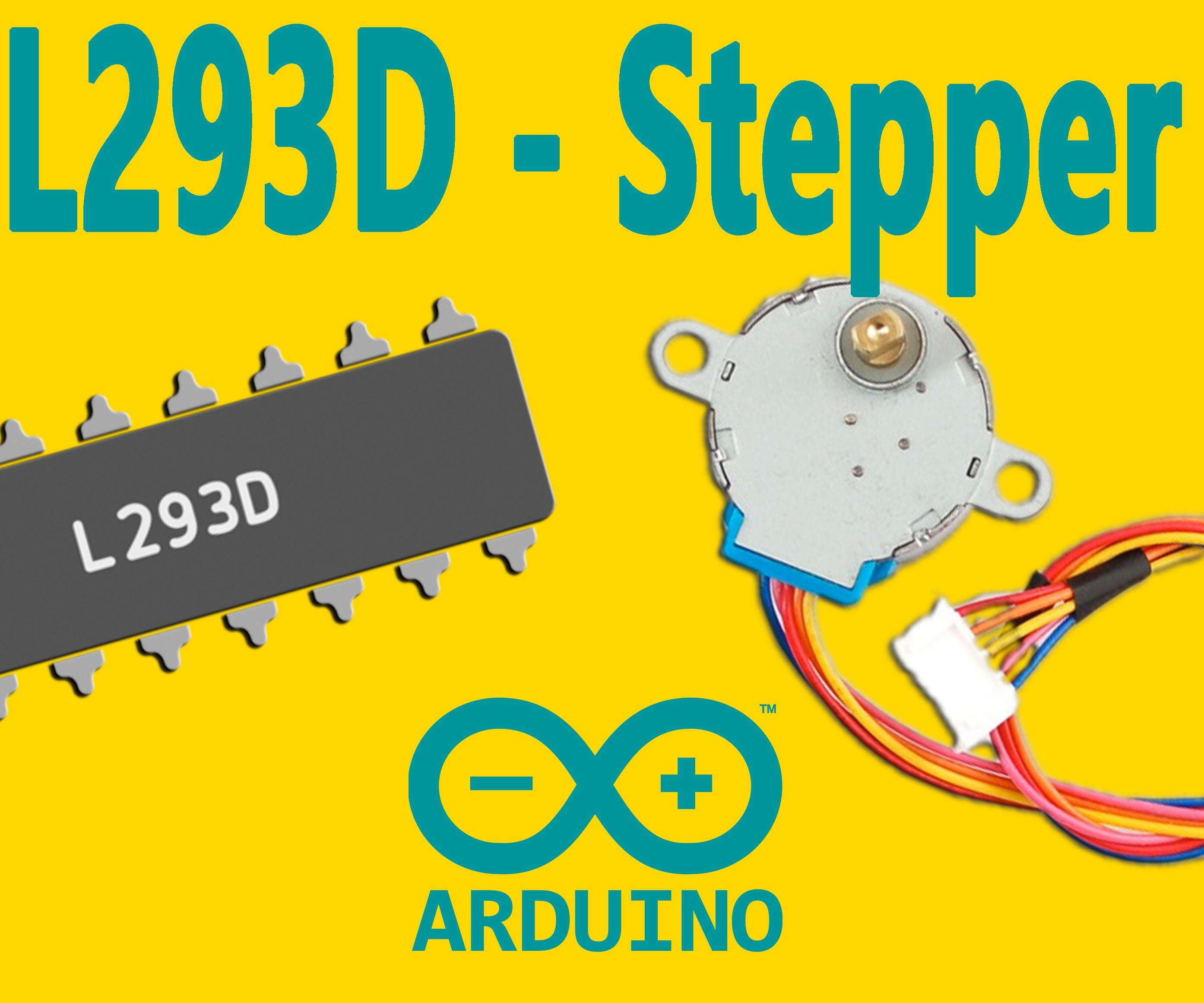 Arduino : How to Control a Stepper Motor With L293D Motor Driver 