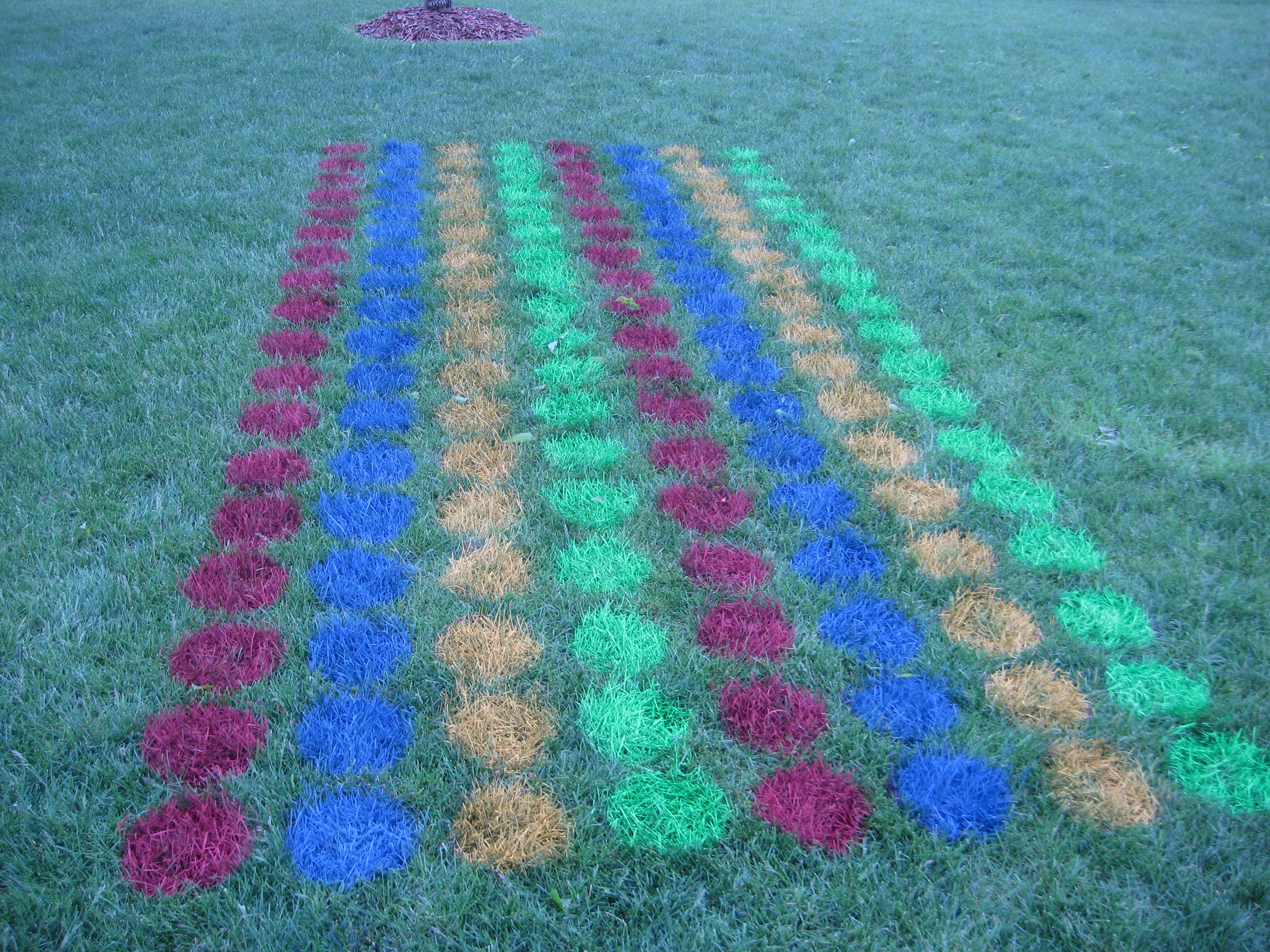 Giant Yard Twister Board