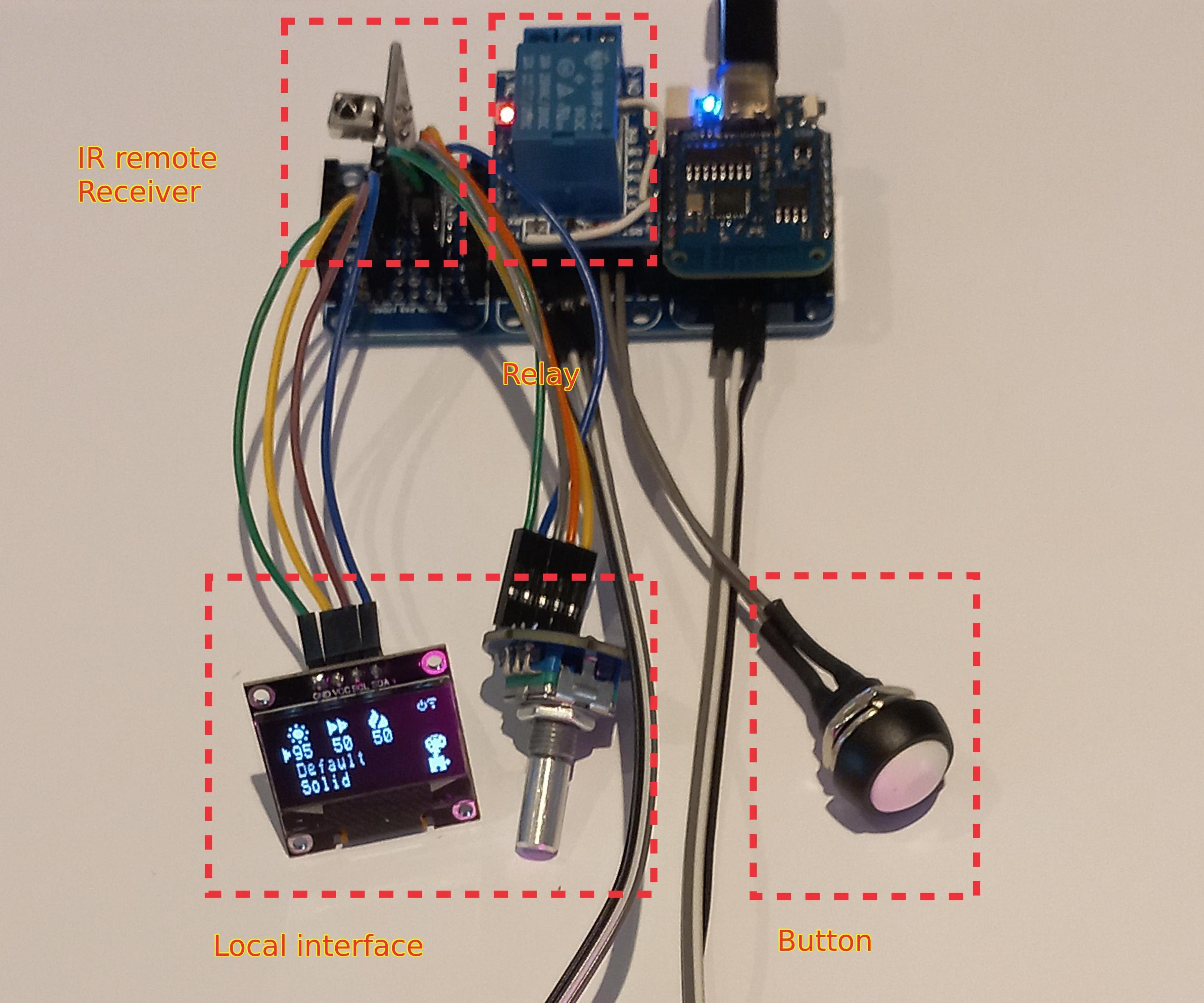 ESP8266 WLED Hardware Experimentation Platform