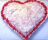 Easy Valentine's Day Heart Cake