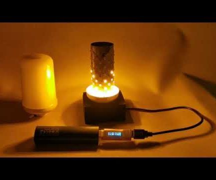 Battery Powered Flickering Flame Lightbulb