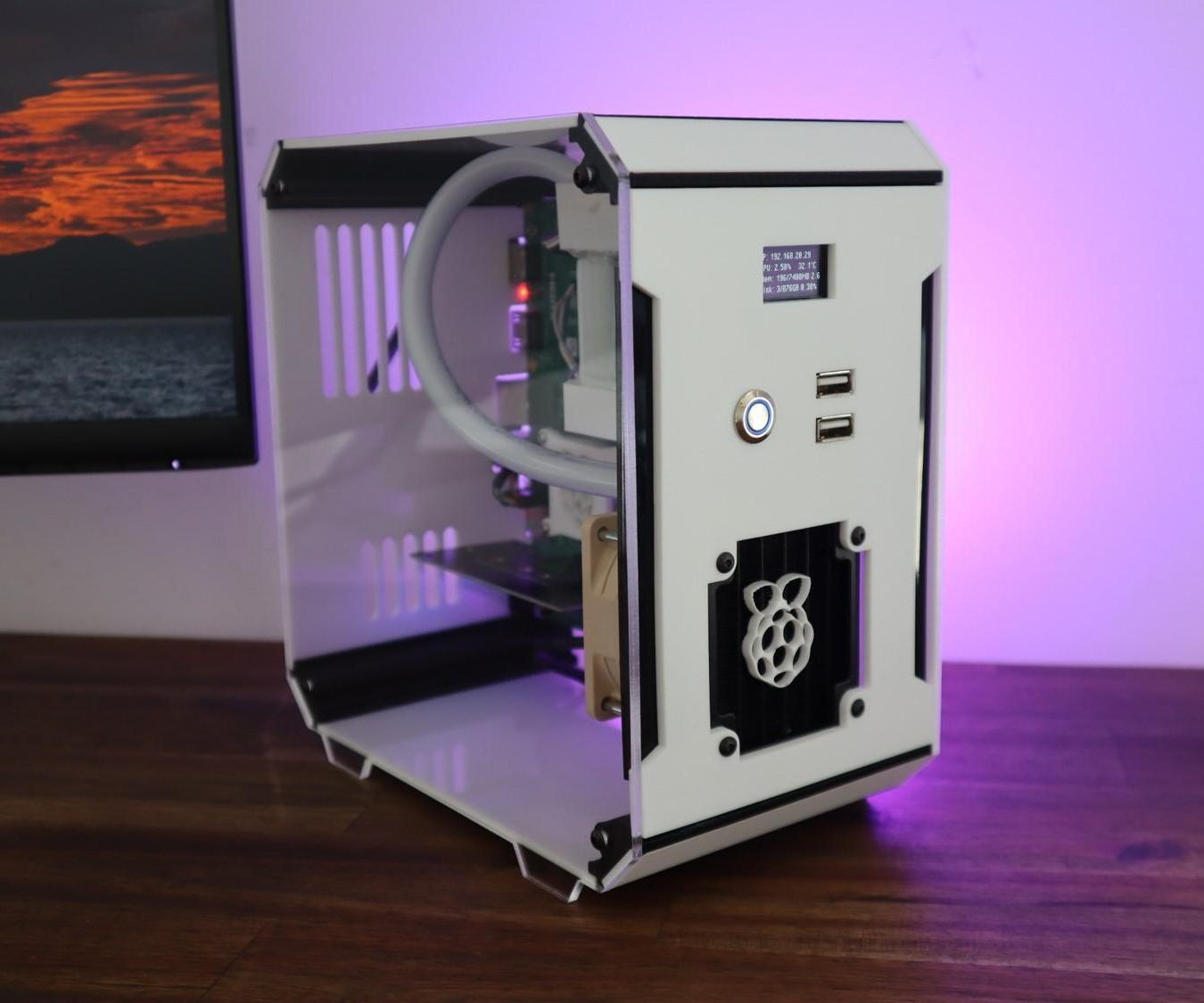 Making the Ultimate Water-cooled Raspberry Pi Desktop Computer