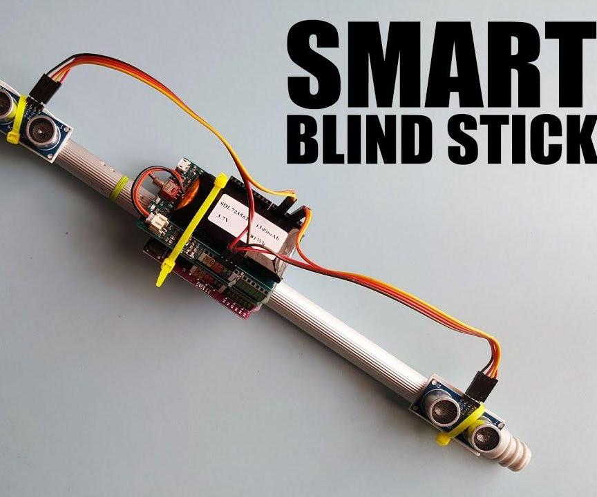 Smart Blind Stick With Bharath Pi