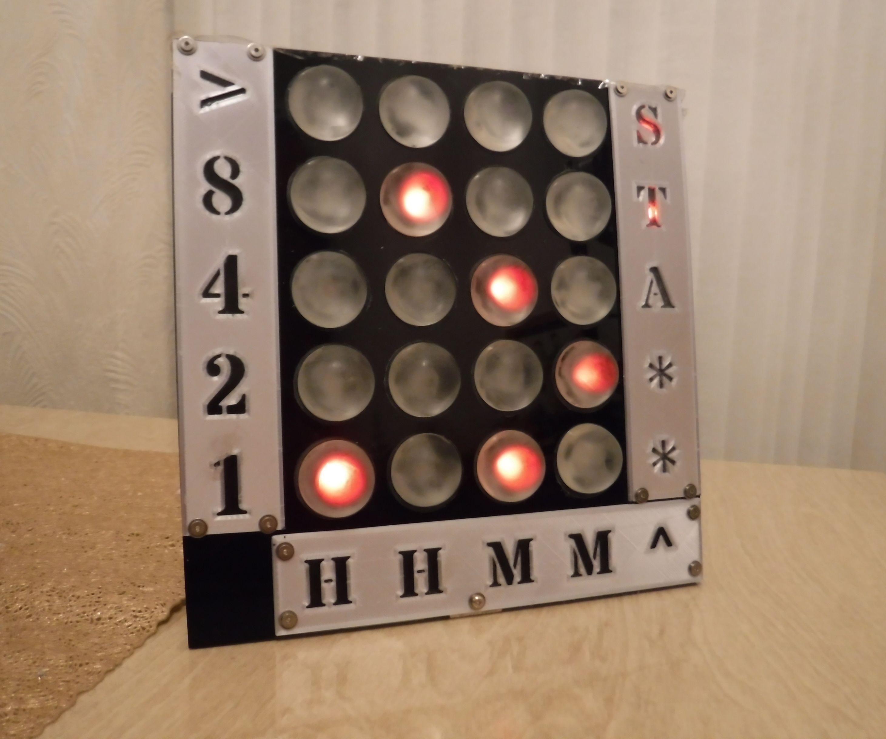 BigBit Binary Clock Display