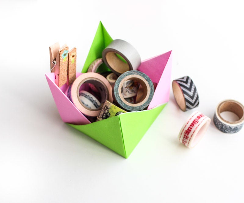 Cómo Hacer Una Canasta Con Papel En Origami